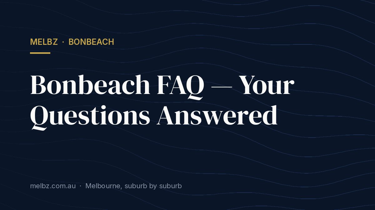 Title card: Bonbeach FAQ — Your Questions Answered