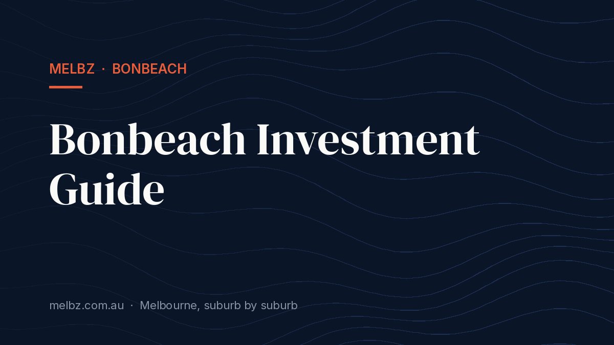 Title card: Bonbeach Investment Guide