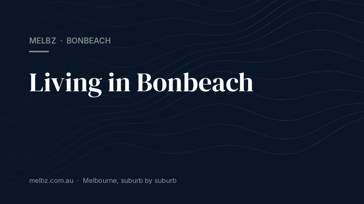 Title card: Living in Bonbeach