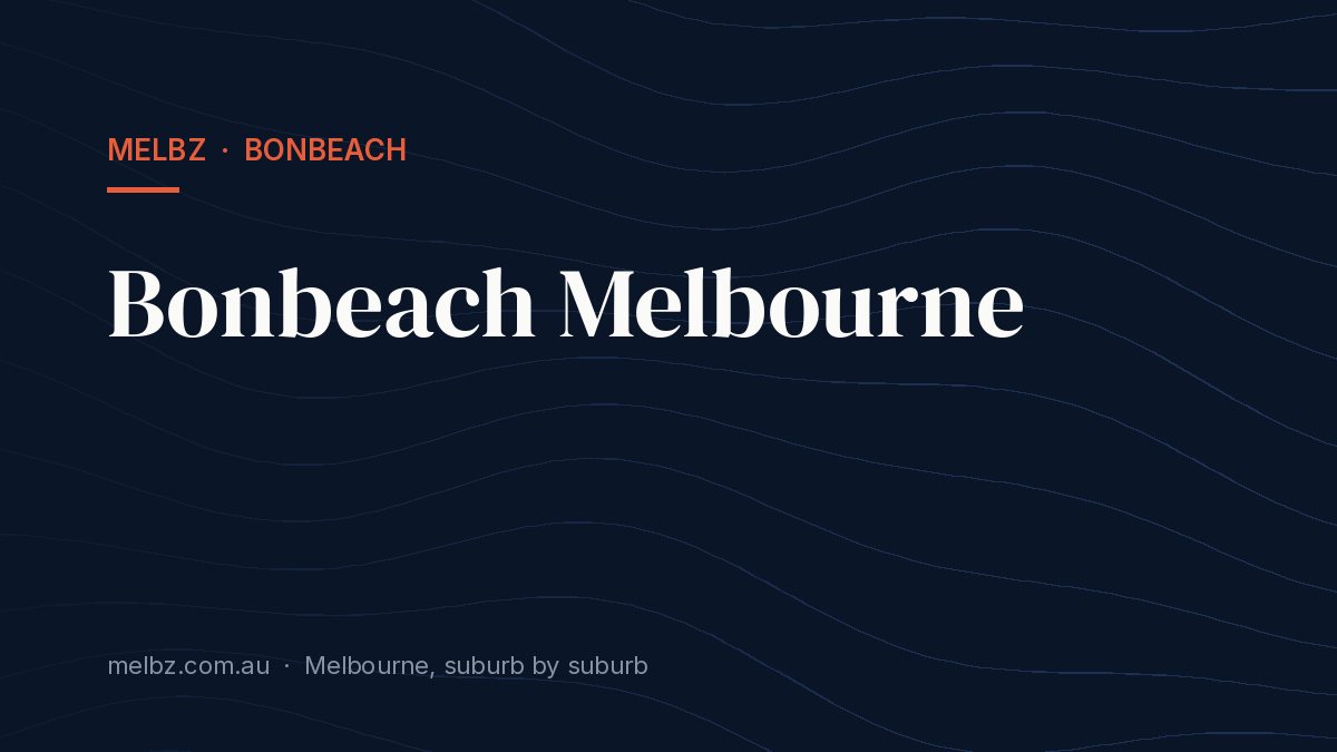 Title card: Bonbeach Melbourne
