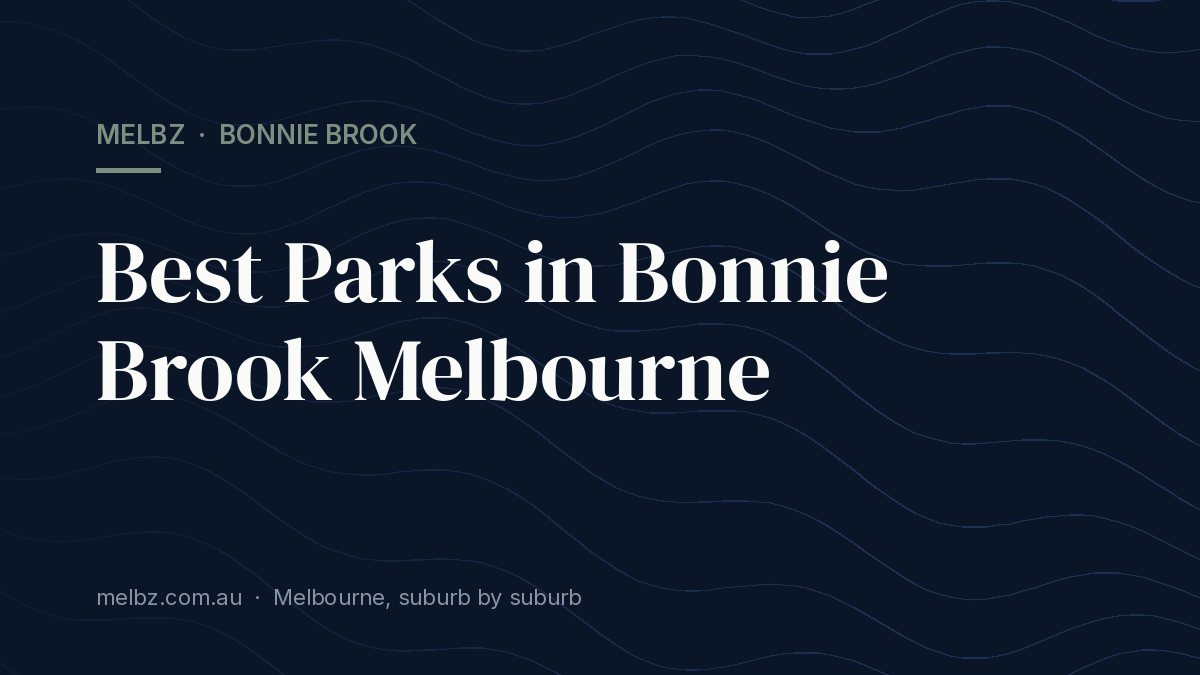 Title card: Best Parks in Bonnie Brook Melbourne