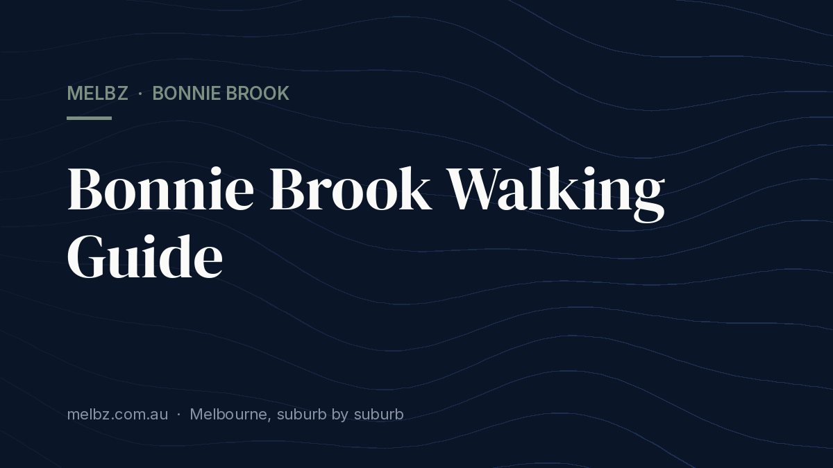 Title card: Bonnie Brook Walking Guide