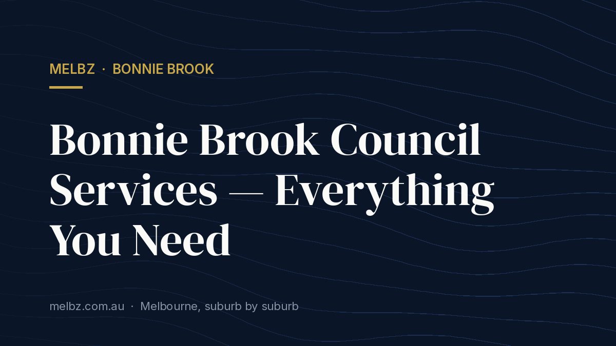 Title card: Bonnie Brook Council Services — Everything You Need