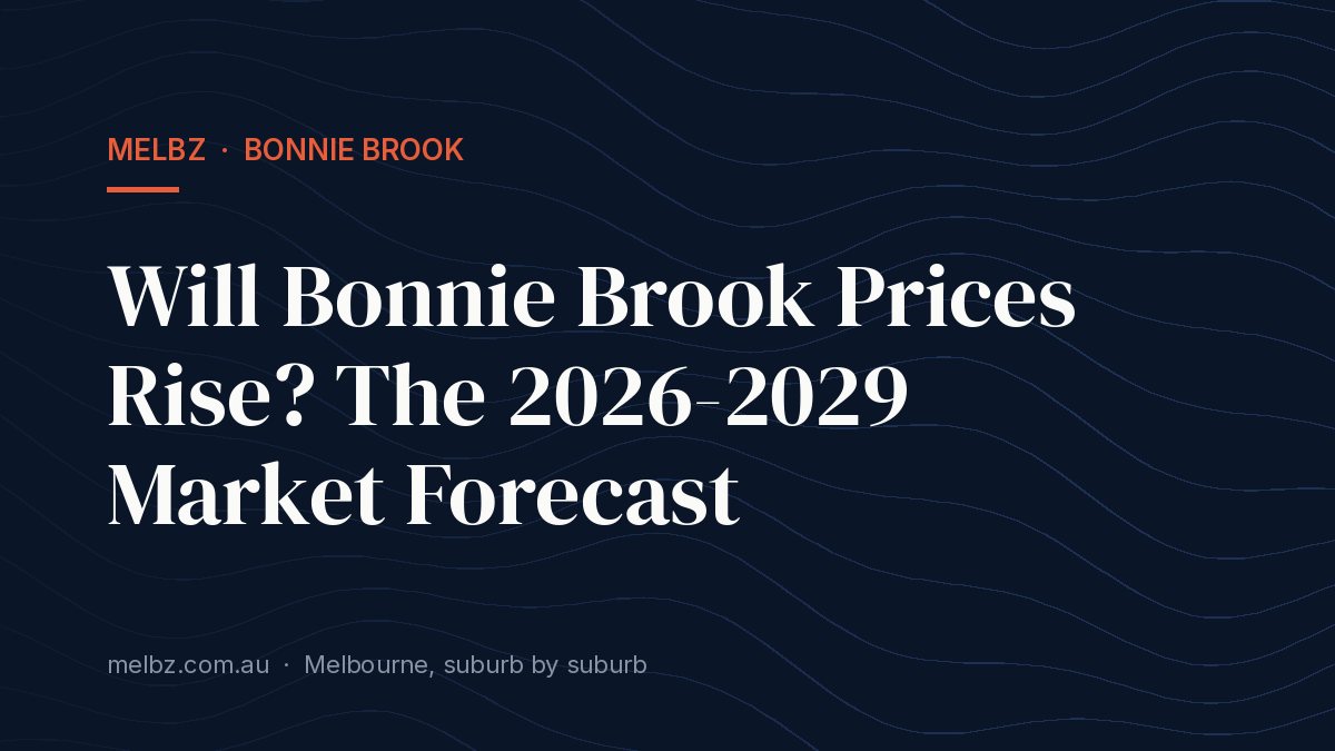 Title card: Will Bonnie Brook Prices Rise? The 2026-2029 Market Forecast
