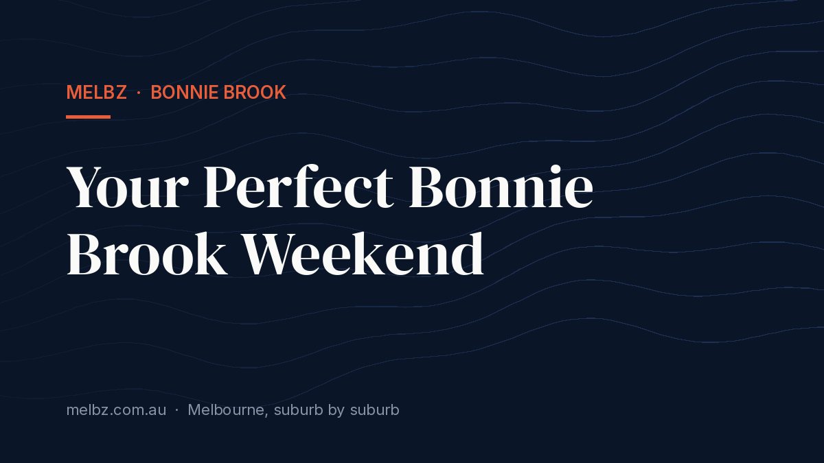 Title card: Your Perfect Bonnie Brook Weekend