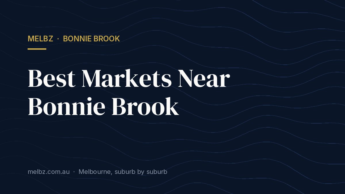 Title card: Best Markets Near Bonnie Brook