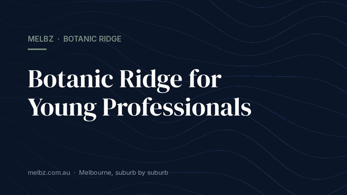 Title card: Botanic Ridge for Young Professionals