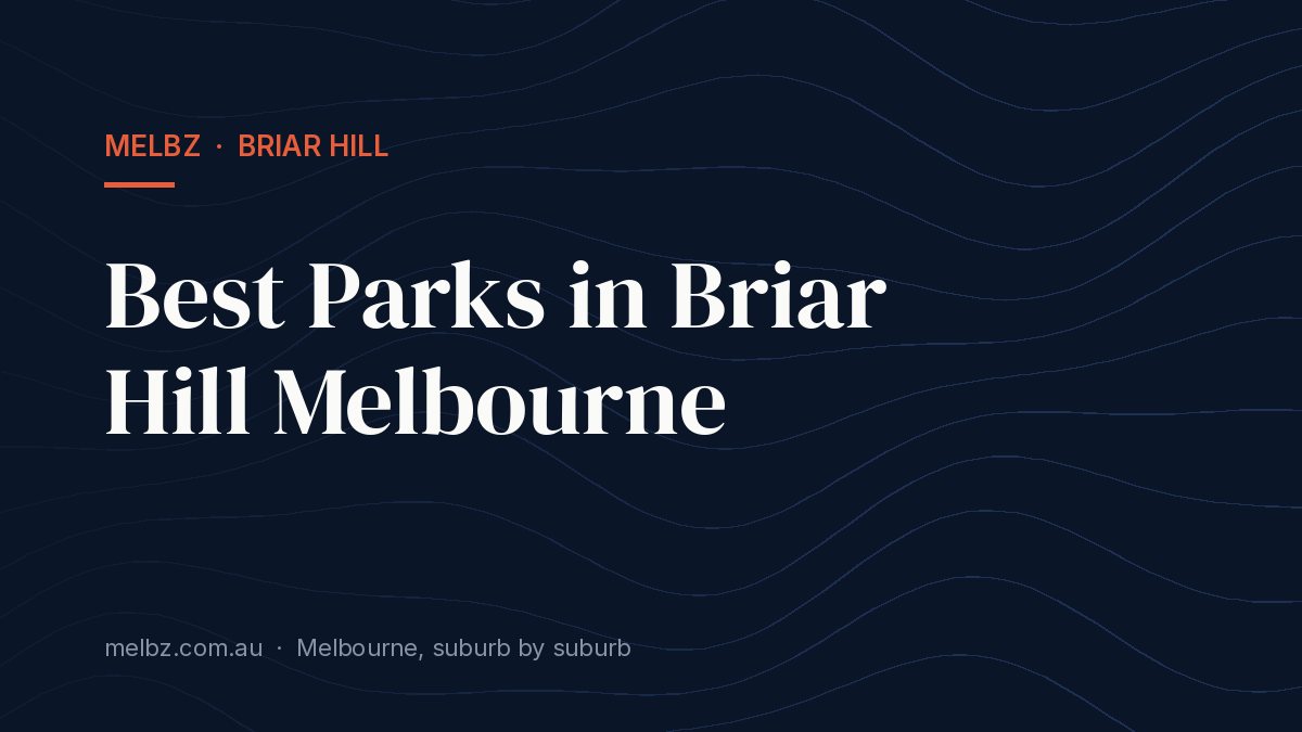 Title card: Best Parks in Briar Hill Melbourne