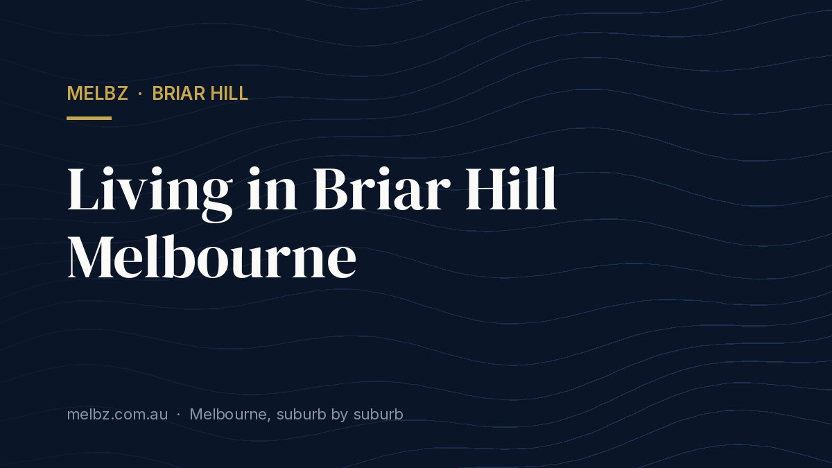 Title card: Living in Briar Hill Melbourne