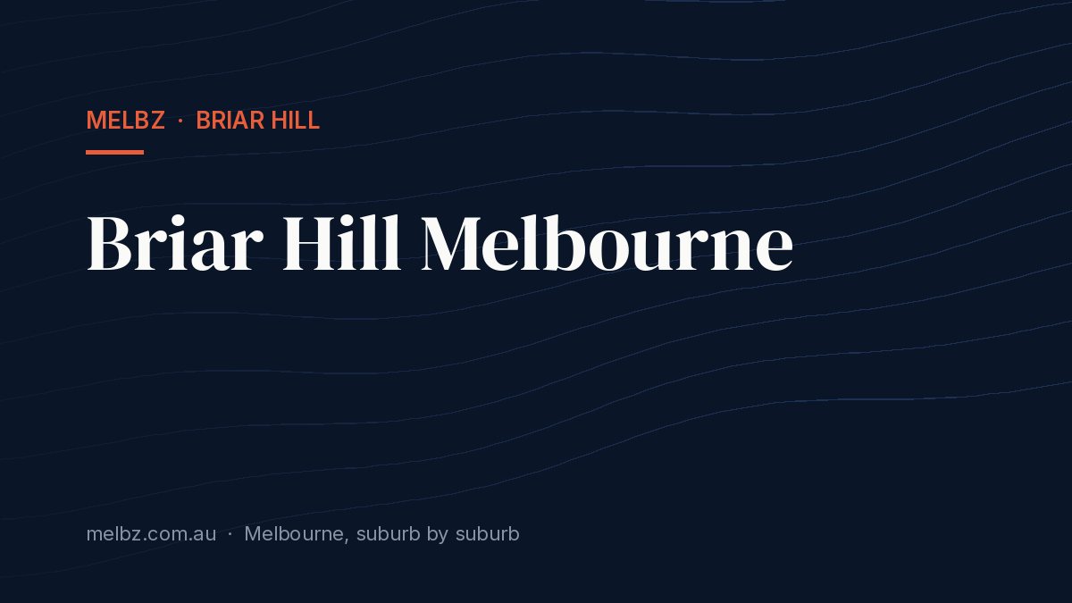 Title card: Briar Hill Melbourne