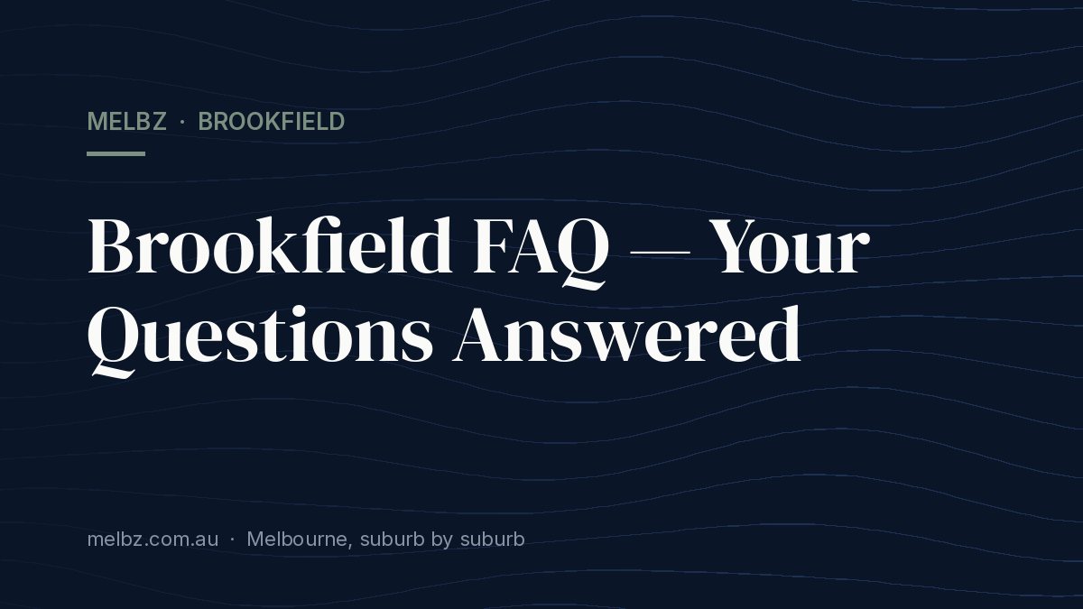 Title card: Brookfield FAQ — Your Questions Answered