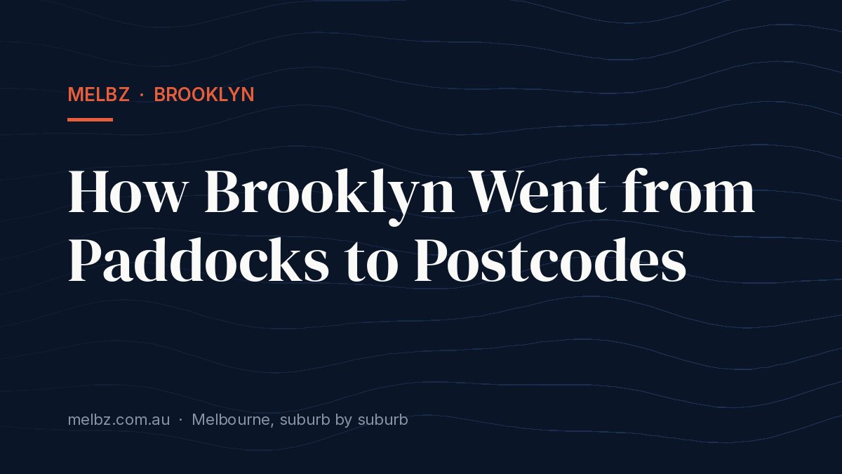 Title card: How Brooklyn Went from Paddocks to Postcodes