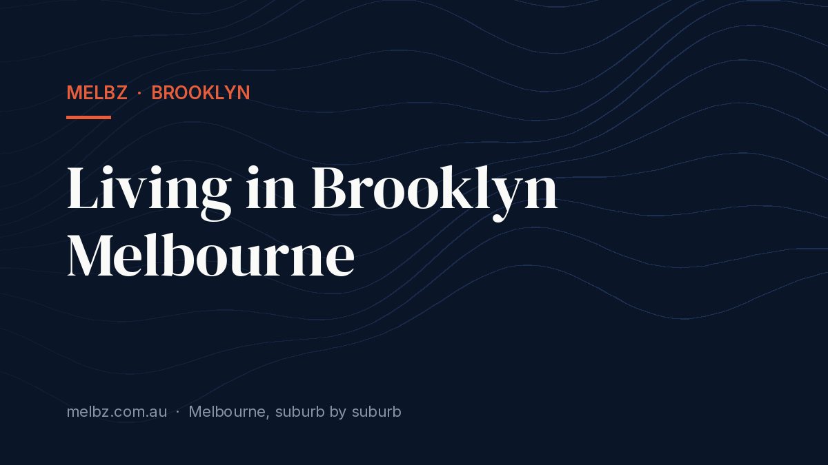 Title card: Living in Brooklyn Melbourne