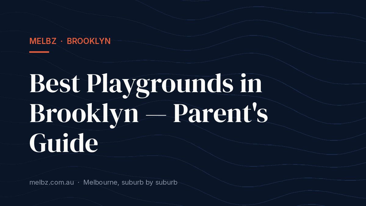 Title card: Best Playgrounds in Brooklyn — Parent's Guide