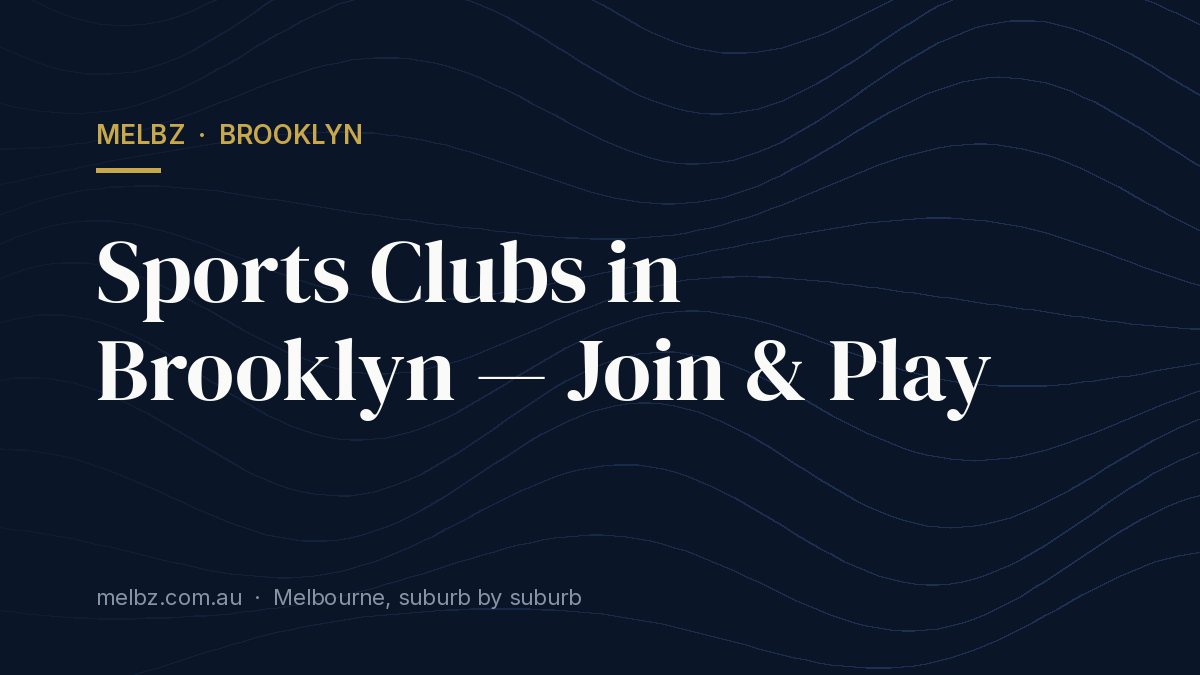 Title card: Sports Clubs in Brooklyn — Join & Play