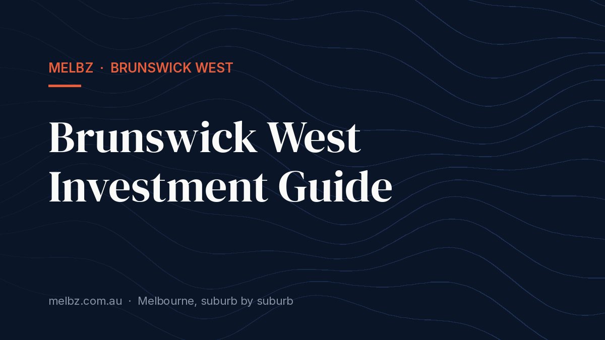 Title card: Brunswick West Investment Guide