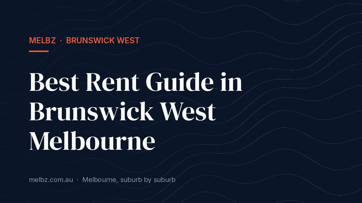 Title card: Best Rent Guide in Brunswick West Melbourne