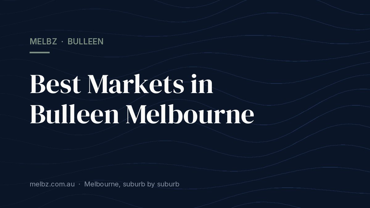 Title card: Best Markets in Bulleen Melbourne
