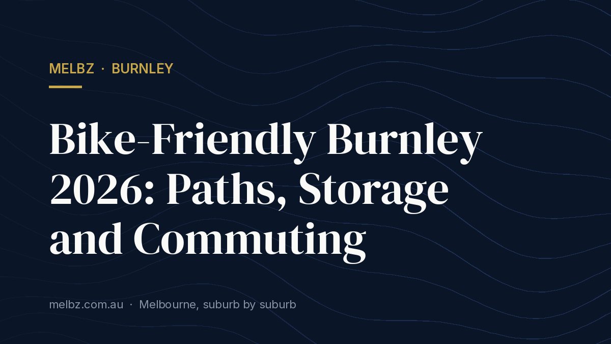 Title card: Bike-Friendly Burnley 2026: Paths, Storage and Commuting