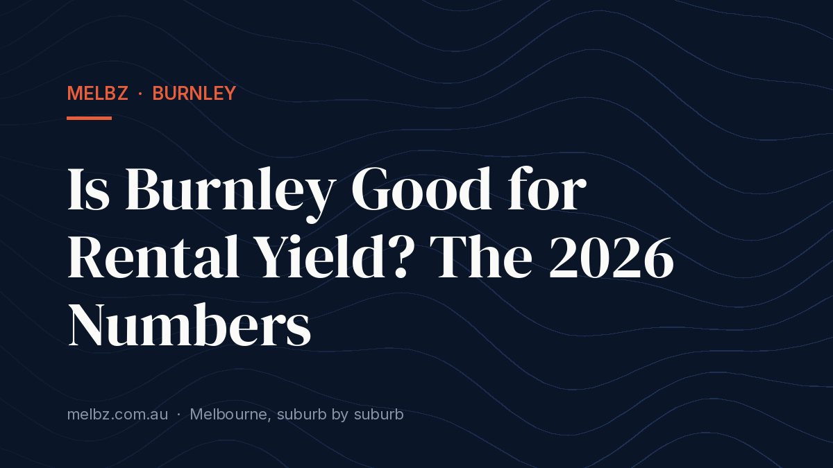 Title card: Is Burnley Good for Rental Yield? The 2026 Numbers
