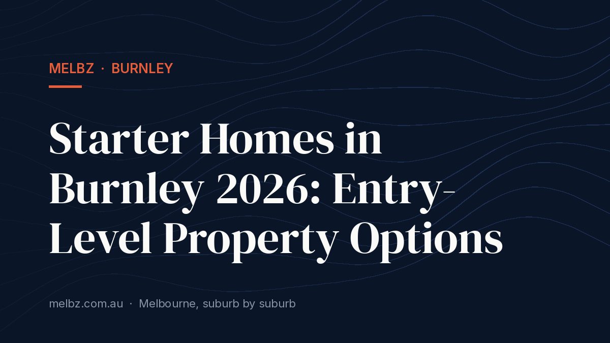 Title card: Starter Homes in Burnley 2026: Entry-Level Property Options