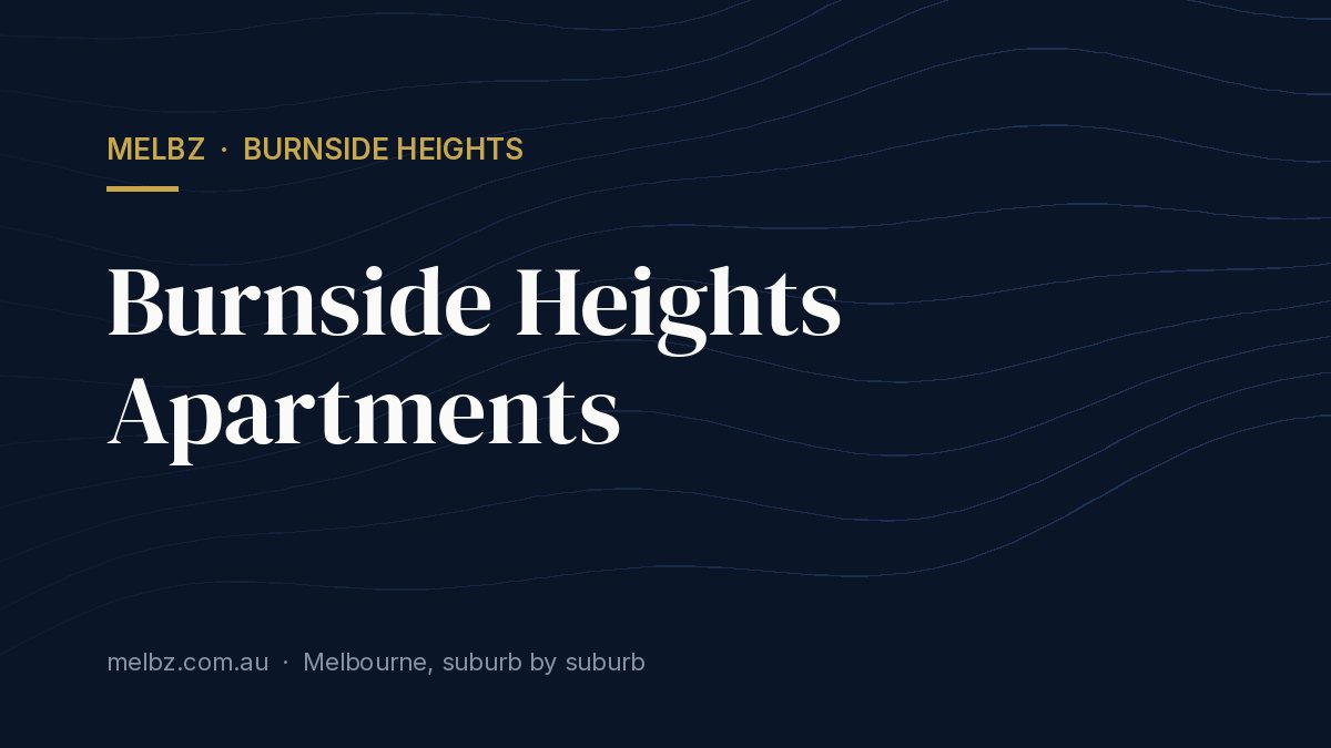 Title card: Burnside Heights Apartments