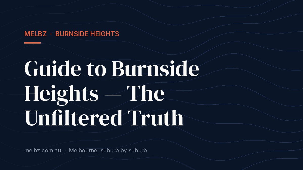 Title card: Guide to Burnside Heights — The Unfiltered Truth