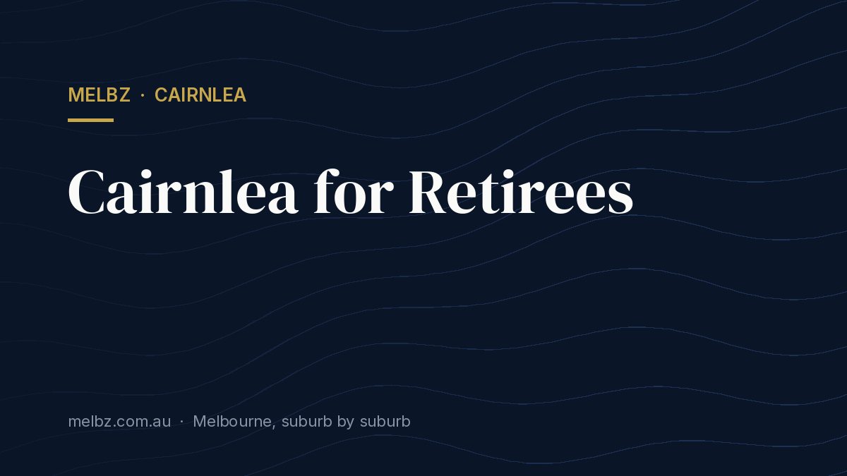 Title card: Cairnlea for Retirees