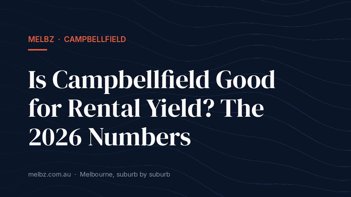 Title card: Is Campbellfield Good for Rental Yield? The 2026 Numbers