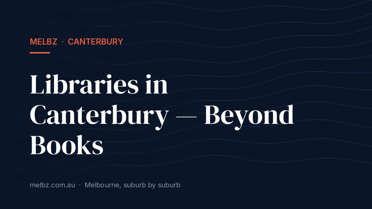 Title card: Libraries in Canterbury — Beyond Books