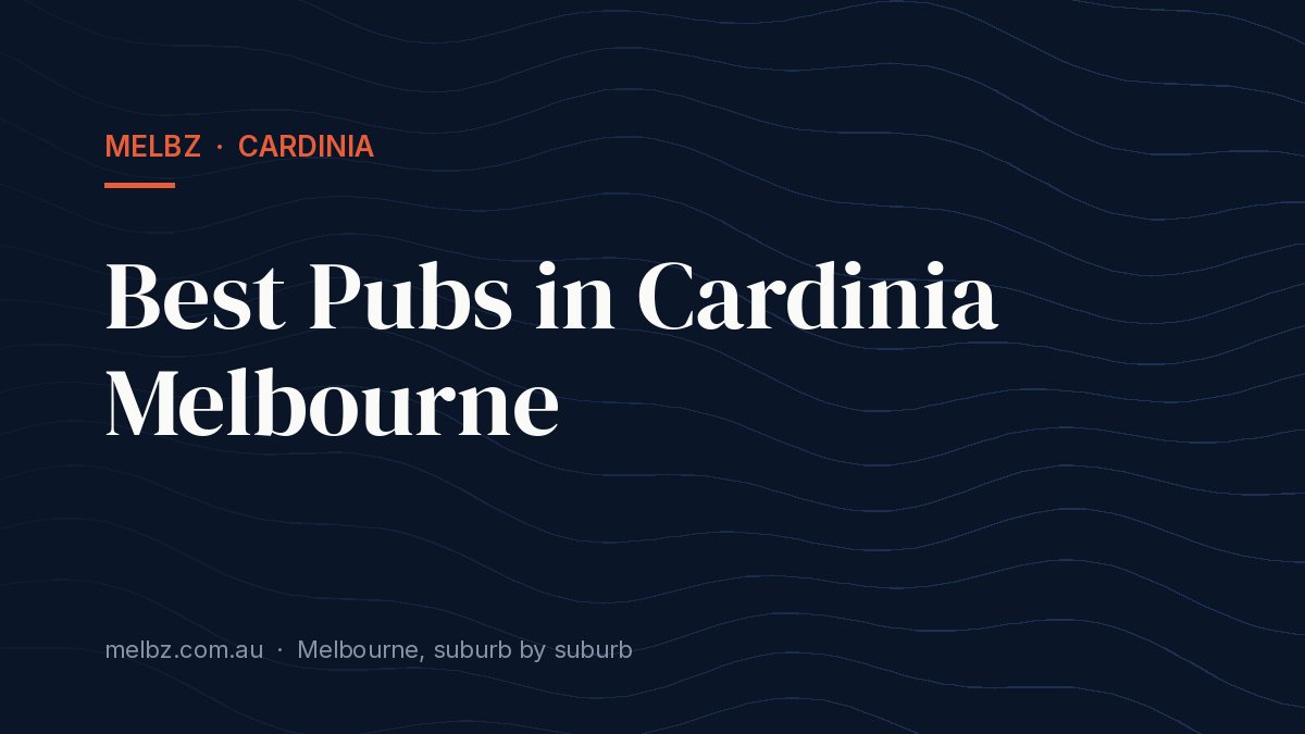 Title card: Best Pubs in Cardinia Melbourne