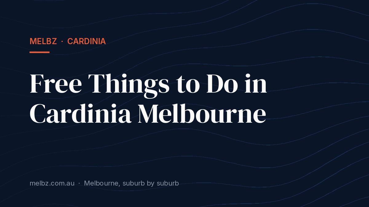 Title card: Free Things to Do in Cardinia Melbourne