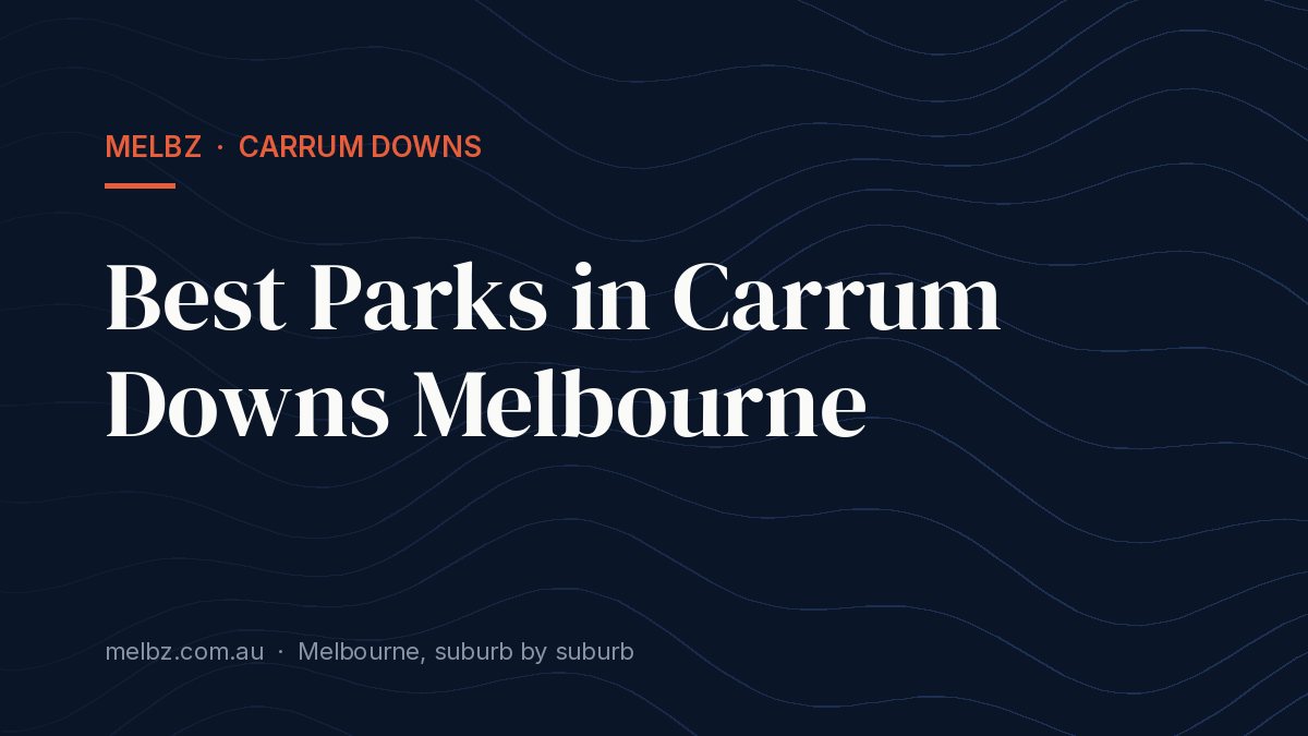 Title card: Best Parks in Carrum Downs Melbourne