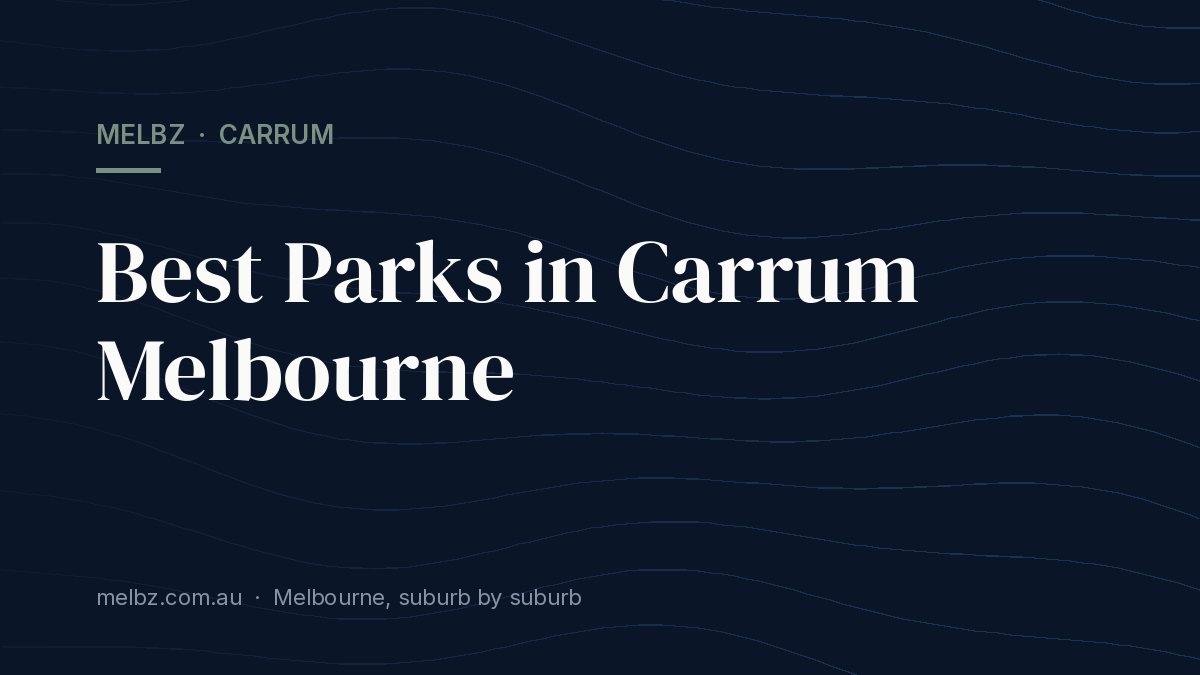 Title card: Best Parks in Carrum Melbourne