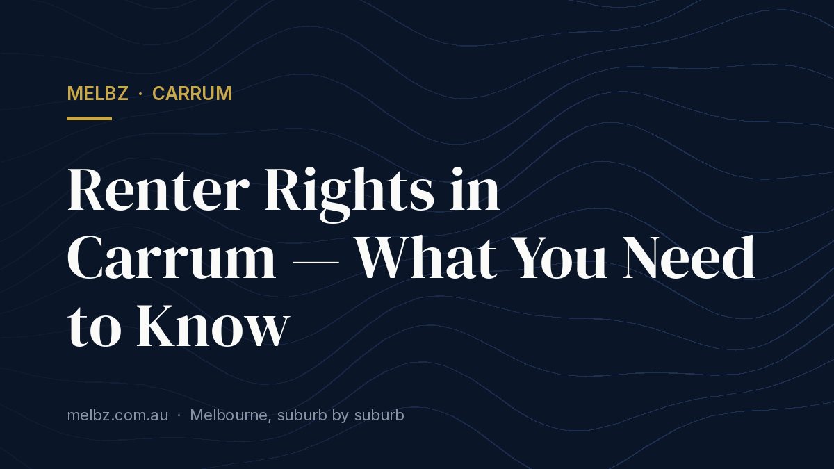 Title card: Renter Rights in Carrum — What You Need to Know