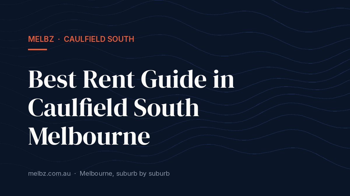 Title card: Best Rent Guide in Caulfield South Melbourne