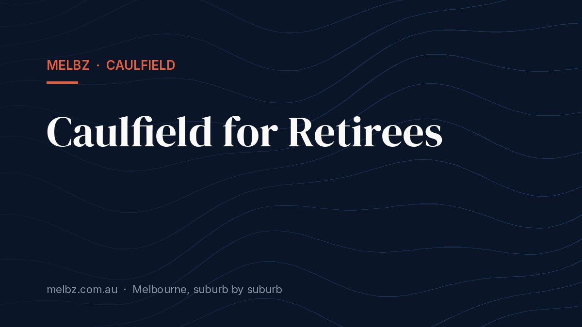 Title card: Caulfield for Retirees