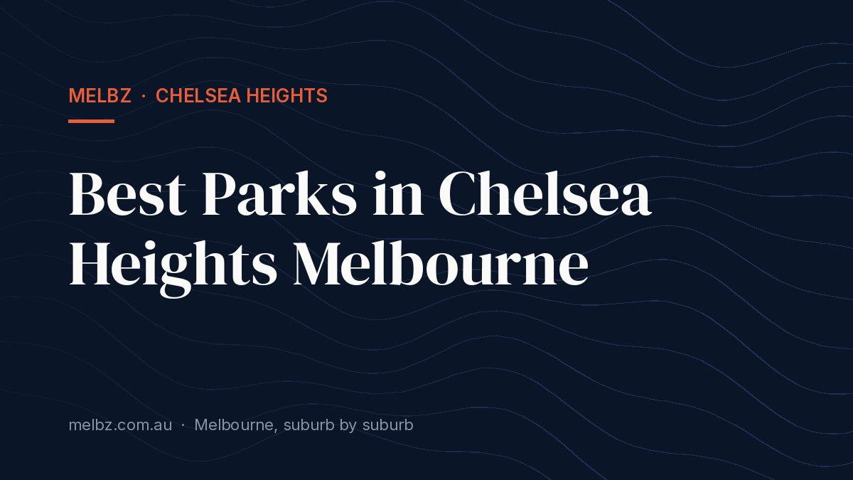 Title card: Best Parks in Chelsea Heights Melbourne