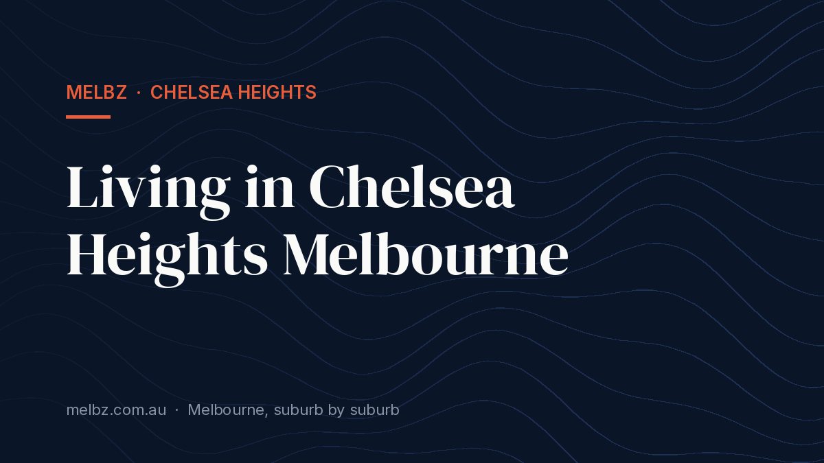 Title card: Living in Chelsea Heights Melbourne