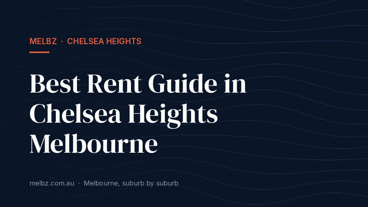 Title card: Best Rent Guide in Chelsea Heights Melbourne