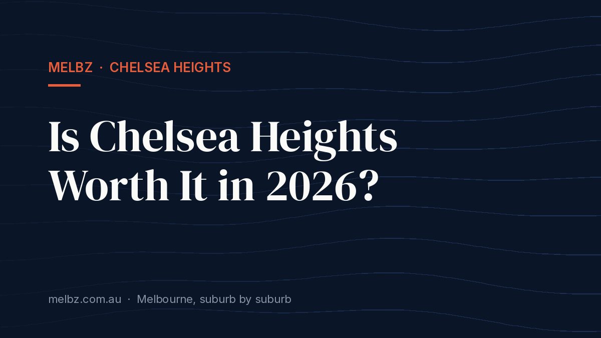 Title card: Is Chelsea Heights Worth It in 2026?