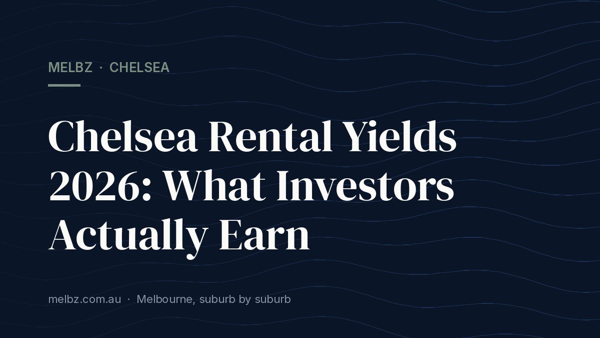 Title card: Chelsea Rental Yields 2026: What Investors Actually Earn