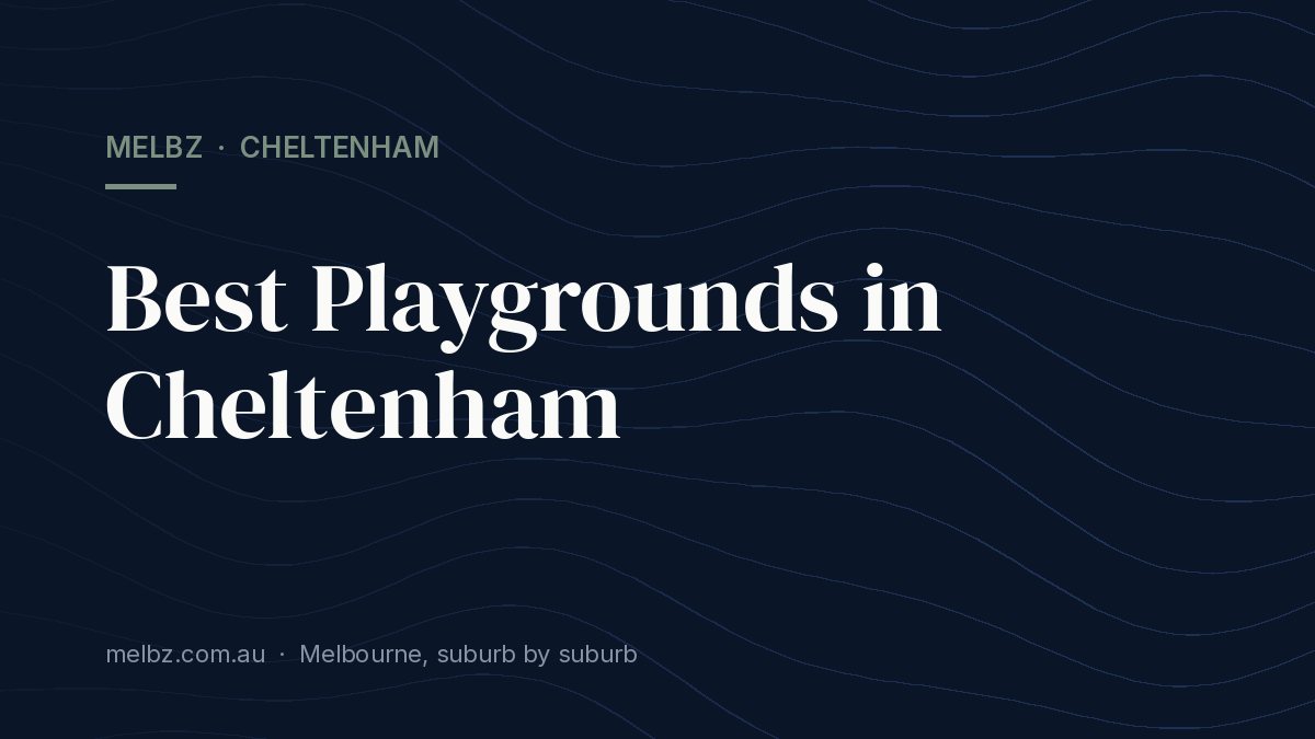 Title card: Best Playgrounds in Cheltenham