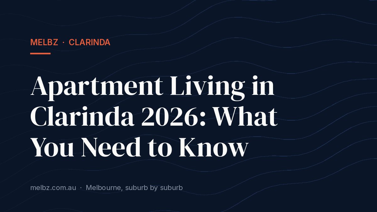 Title card: Apartment Living in Clarinda 2026: What You Need to Know