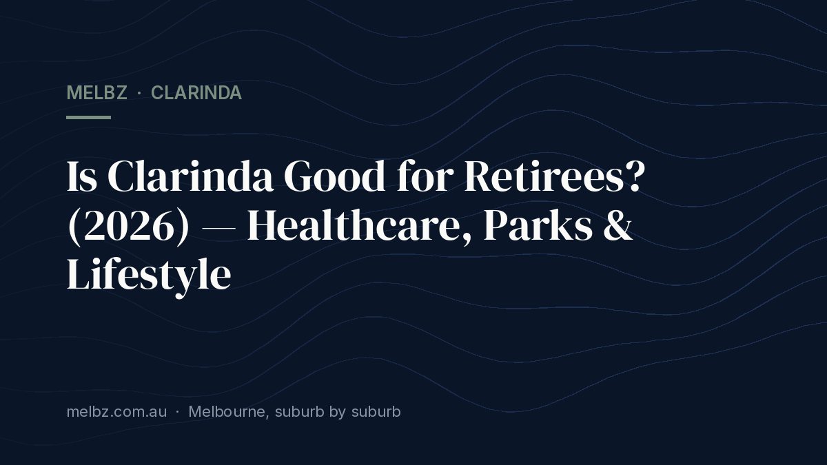 Title card: Is Clarinda Good for Retirees? (2026) — Healthcare, Parks & Lifestyle