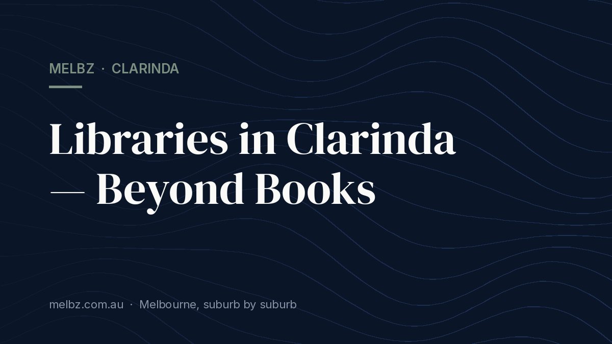 Title card: Libraries in Clarinda — Beyond Books