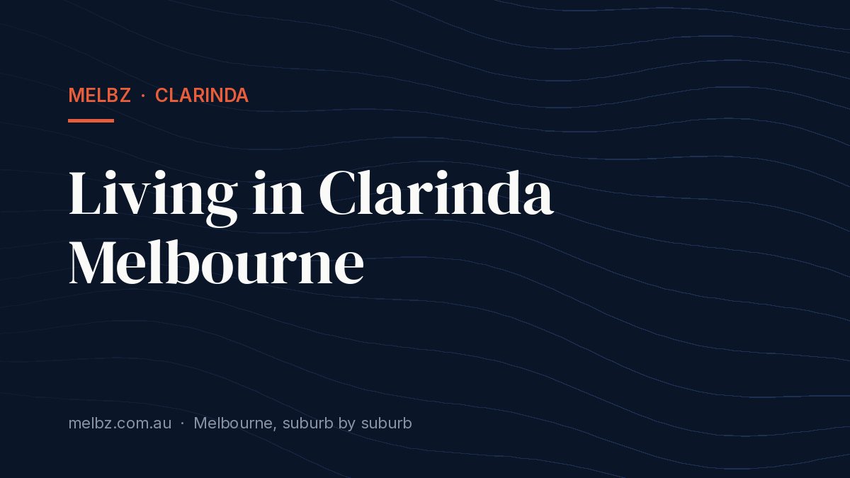 Title card: Living in Clarinda Melbourne