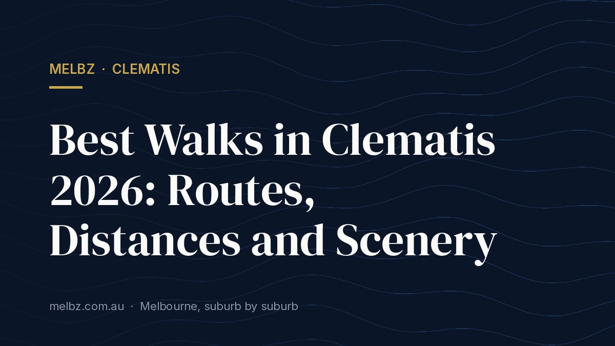 Title card: Best Walks in Clematis 2026: Routes, Distances and Scenery