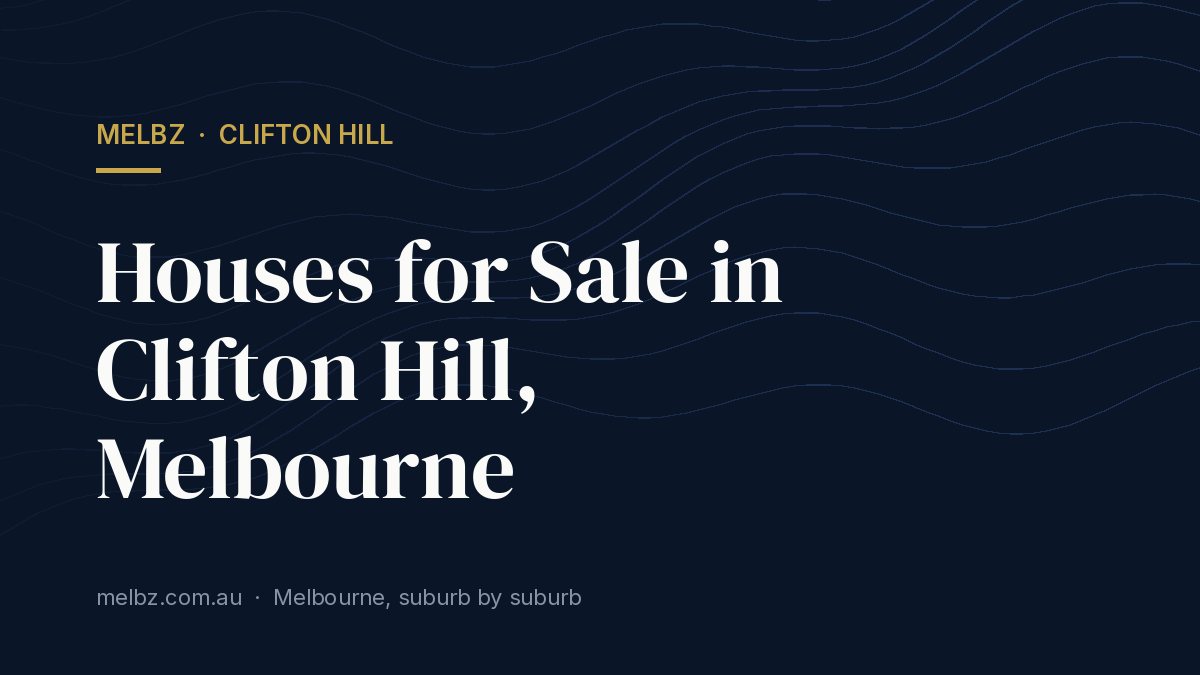 Houses for Sale in Clifton Hill, Melbourne