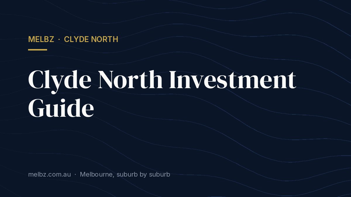 Title card: Clyde North Investment Guide